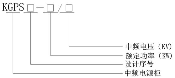 KGPS系列晶闸管恒功率中频电源型号含义